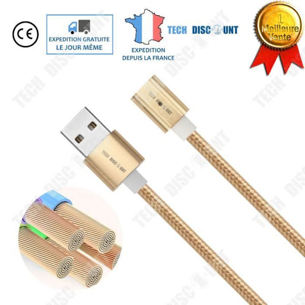 Datakabel TD® til iPhone Magnetisk opladning Hurtig opladning 2A