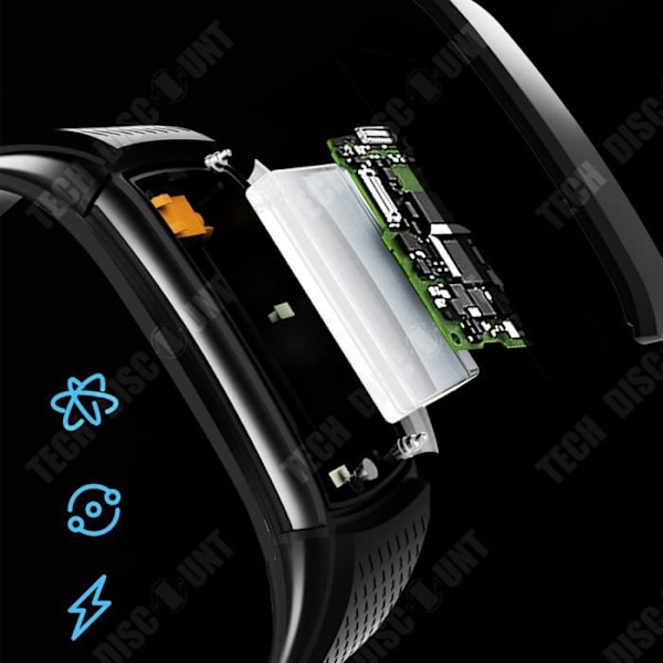 TD® Smart Armband Hälsoövervakning Färgskärm Sportläge Stegräknare Range USB Sleep Monitoring Watch