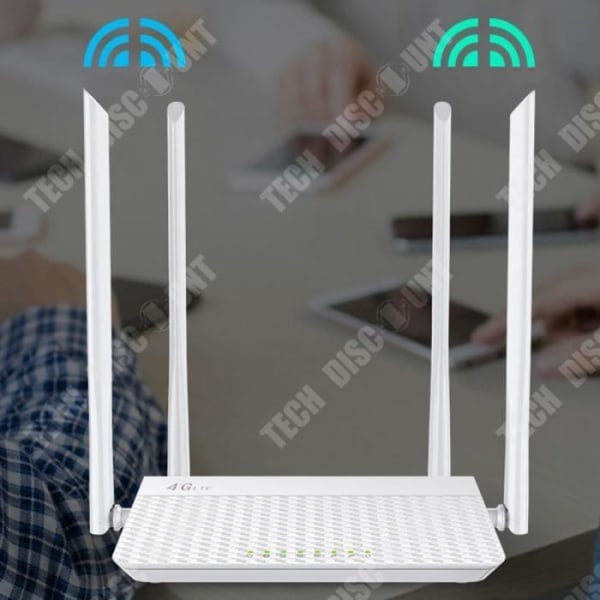 TD® Netcom 4G trådlös router komplett hem 4G till wifi 300Mbps High Speed Card Router Gratis inbyggd brandvägg