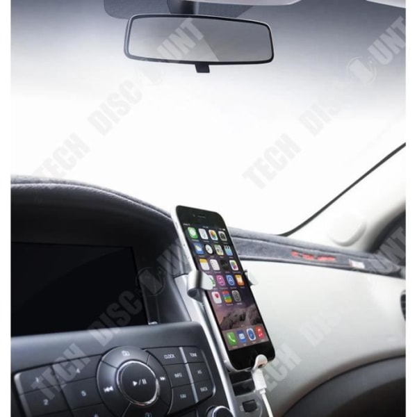 TD® Gravity Air Outlet Metall Biltelefonhållare Universal Phone Car Navigation Bilhållare