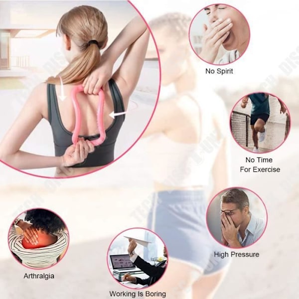 TD® Jooga rengas kahdeksan merkin käsivarsi Pilates rengas hieronta kuntoilu venyttely rintakehän laajentaja