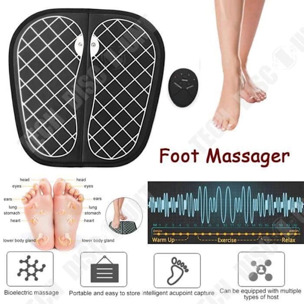 Intelligent fodmassage apparat til blodcirkulation med fodmassør