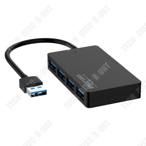 TD® Ultratunn USB3.0 Hub USB HUB3.0 Hub 4-portar Ultratunn HUB Splitter Ultrasnabb överföring