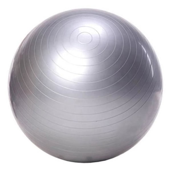 SODIAL yoga träningsboll - 75cm - sprängsäker - luftpump ingår grå