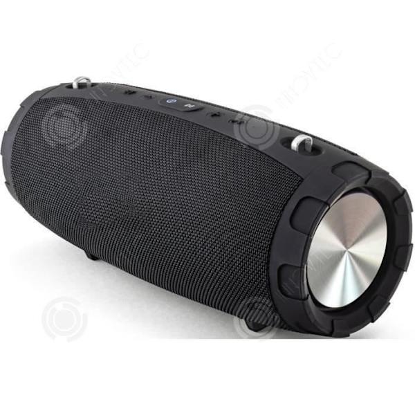 I® Langaton Bluetooth Audio Ulkoilma Urheilu Kannettava TF-kortti U-levy Kaksinkertainen Kaiutin Subwoofer Kaiutin Musta