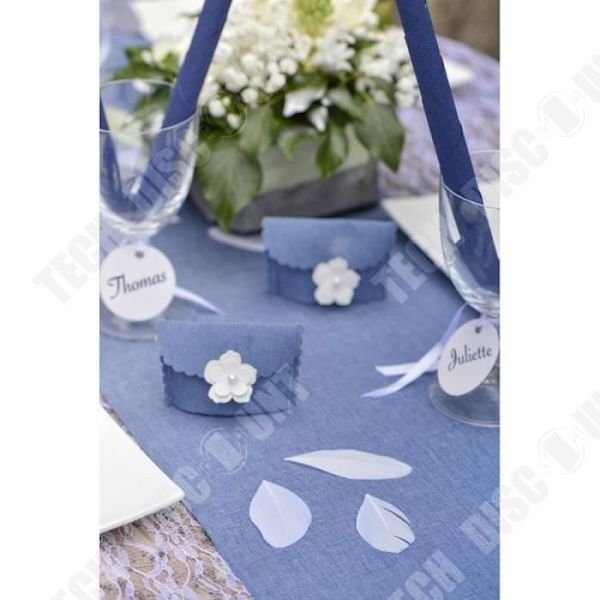 TD® 100 hvide fjer 3cm x 6cm - Håndlavede tilbehør til bryllupsfjer smuk hvid