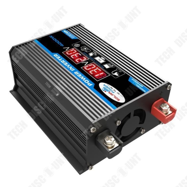 TD® Vehicle Inverter DC12V till AC220V 300W spänningsomvandling smart digital display