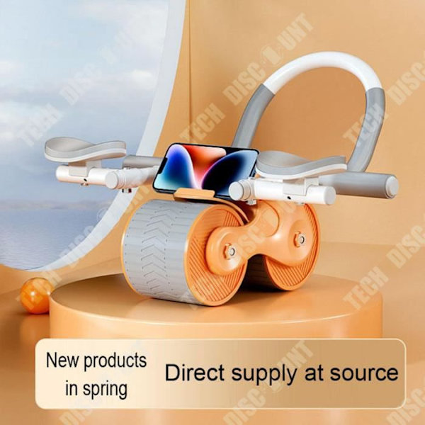 TD® Plank Wheel Autorebound Magträning Magträning Plank träningsutrustning Curls Starka fjädrar