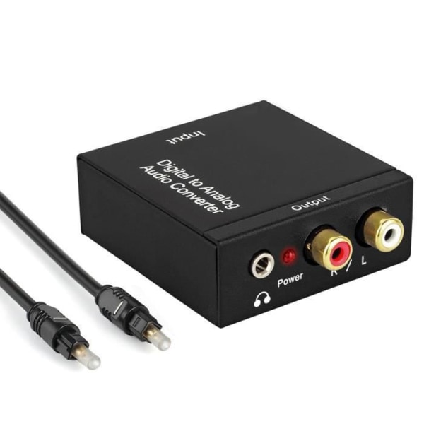 MP power @ Digital Audio Converter Adapter Konverterar Toslink Digital SPDIF Optisk / Koaxial till Audio Stereo R/L