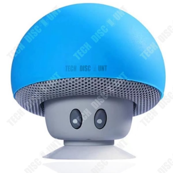 TD® Bluetooth-högtalare Mushroom Head Portable Bluetooth Small Audio Sugkopp Platt Subwoofer Mushroom Head-högtalare