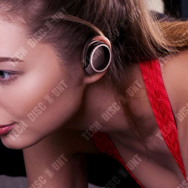 TD® Bluetooth-headset, öronmonterat, icke-i-örat, halsmonterat, trådlöst sport, plug-in-kort