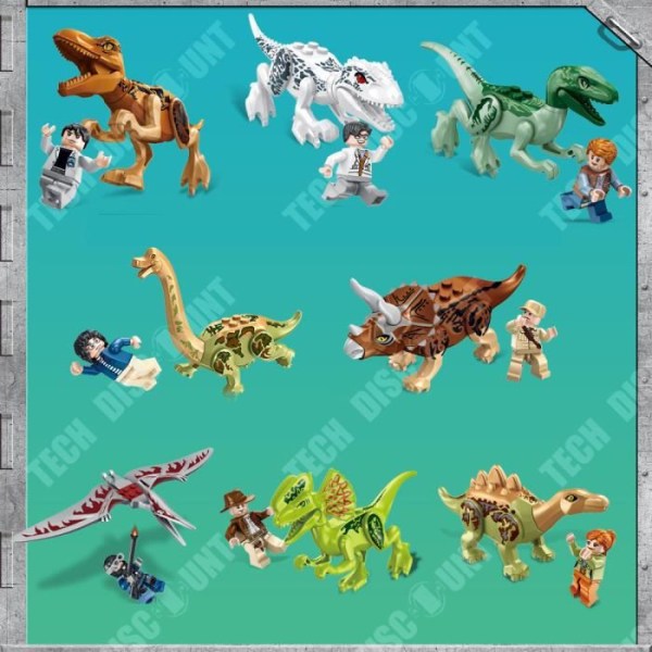 TD® Dinosaur Simulation Byggblock för barn utbildningsleksaker, små partiklar monterade leksaksgåvor