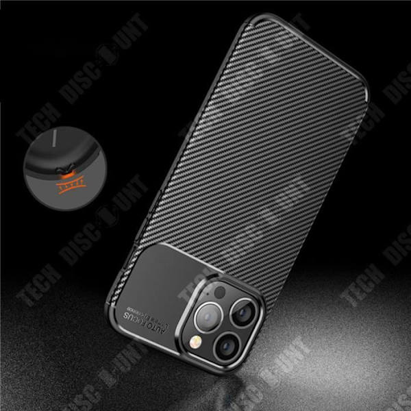TD® Silikontelefonfodral Gäller iPhone11 Inget fingeravtryck Bekväm känsla Anti-fall och Anti-kollision