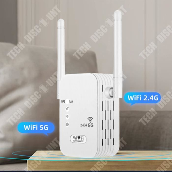 TD® WIFI signalförstärkare kopplad till booster 1200M5G trådlös routing dubbelfrekvens dubbel antenn repeater genom