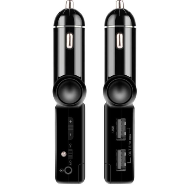 Bil MP3-ljudspelare Bluetooth FM-sändare Trådlös FM-modulator Bilsats Handsfree LCD-skärm USB-laddare för iPhone Samsung