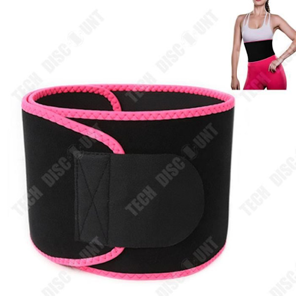 TD® Sueur justerbar gummiyoga mavebælte 3D tredimensionelt snit fitnessudstyr til fedtforbrænding