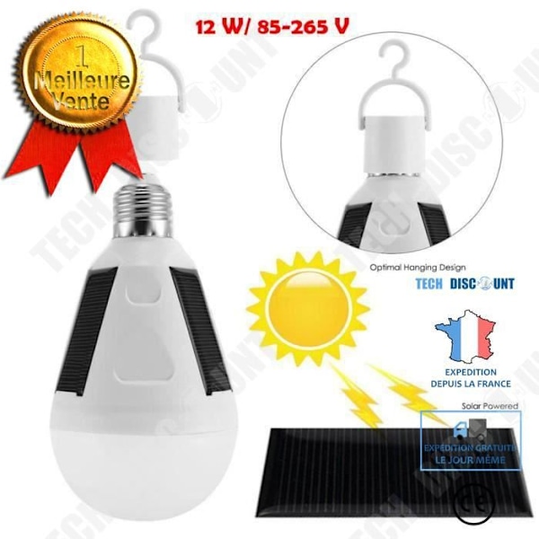 TD® Solcellelampe til campingfiskeri telt hvid pære camping belysning natlys 26 LED