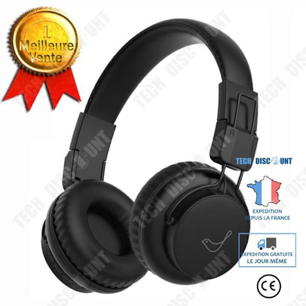 TD® E92 Langattomat Bluetooth-kuulokkeet 5.1 Taivutettavat Subwoofer Stereo Musiikkikuulokkeet
