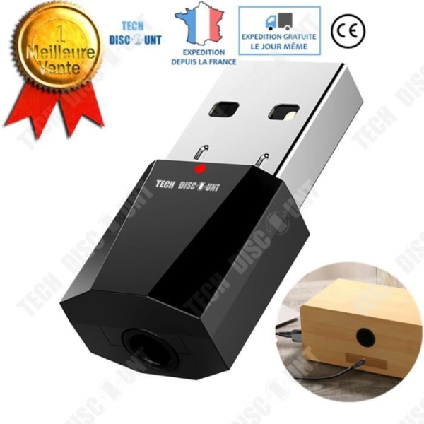 TD® USB-dongel Bluetooth-adapter ljuduttag Bil PC dator musik linux Lång räckvidd Windows Mini trådlös kontakt Vista tv