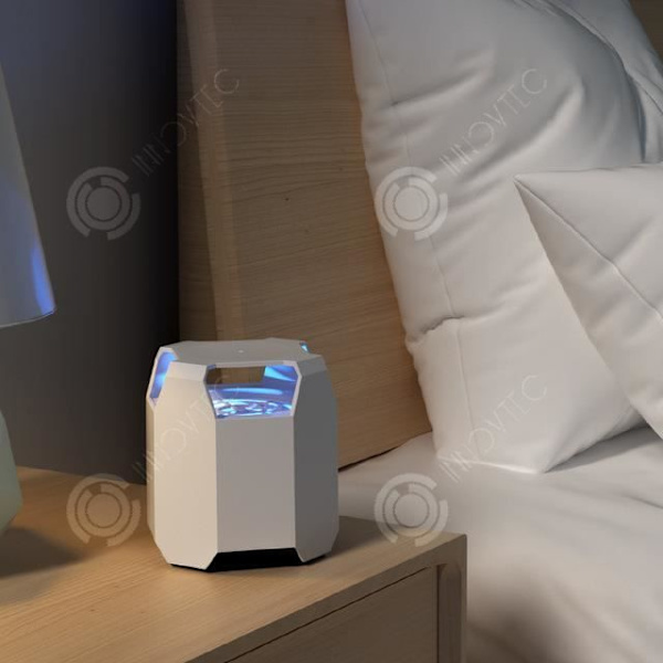 INN® Myggdödare USB Hemma Inomhus Tyst Fysisk Myggdödare Photocatalyst LED Inandning Instängd myggmedel