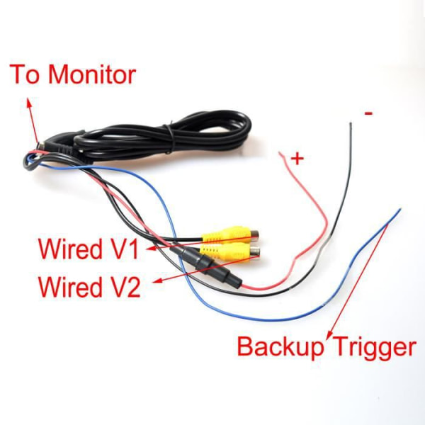 7" 12-24V Dash Mount LCD-skärm + Truck Backup Camera 10m videoförlängningskabel