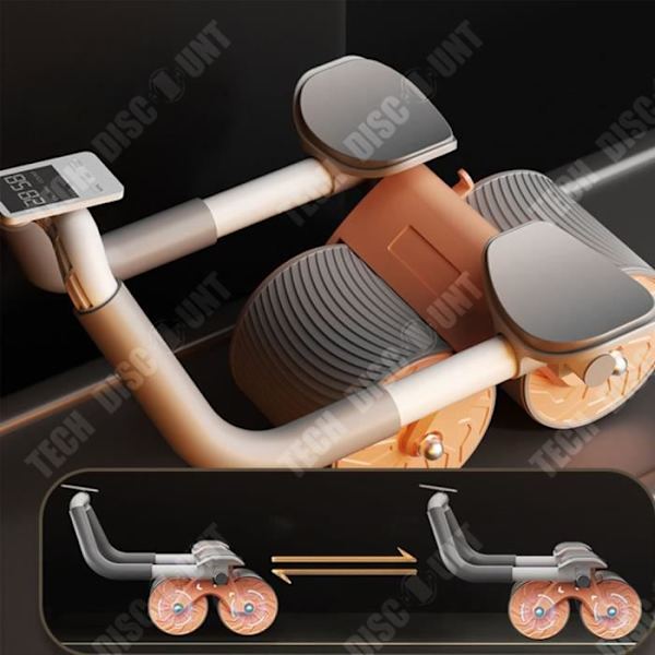 TD® Plank Wheel Autorebound Magträning Magträning Plank träningsutrustning Curls Starka fjädrar