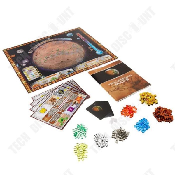 TD® engelsk version av Martian Hoe Earth-brädspelet, pusselunderhållningsbrädspel, pusselbrädspel i pa