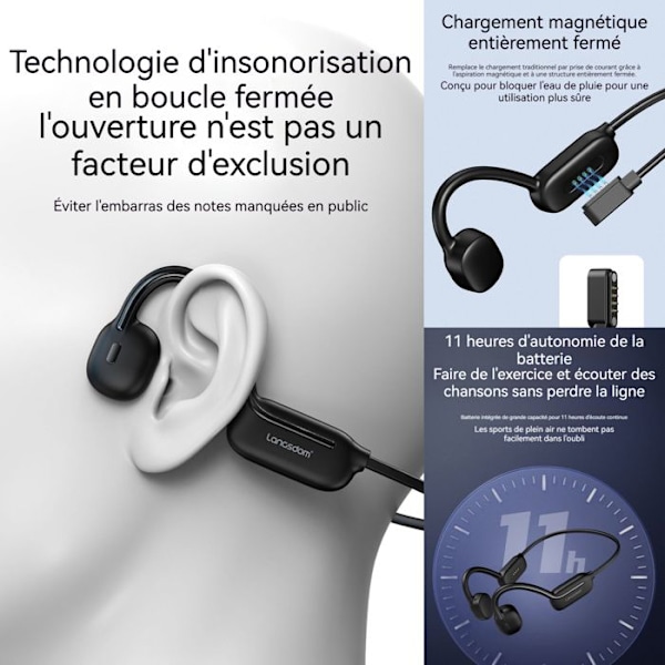 Luudenkäynnin kuulokkeet - INN - IPX8 - Bluetooth 5.3 - 32 Gt - 11 tuntia akkuaikaa