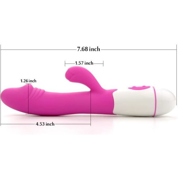 MOONAR® VIBRATOR Kvinnlig Onani Vibrator Vibrator Massage Silikon 30 Frekvens Vattentät sexleksak