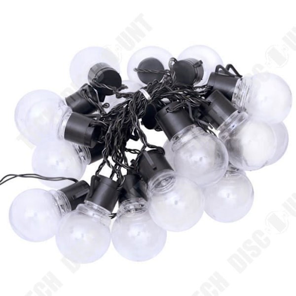TD® Solar Lamp LED Bulb String Lights Outdoor Varm Vit Solar Uppvärmd för Uteplats Party Dekoration