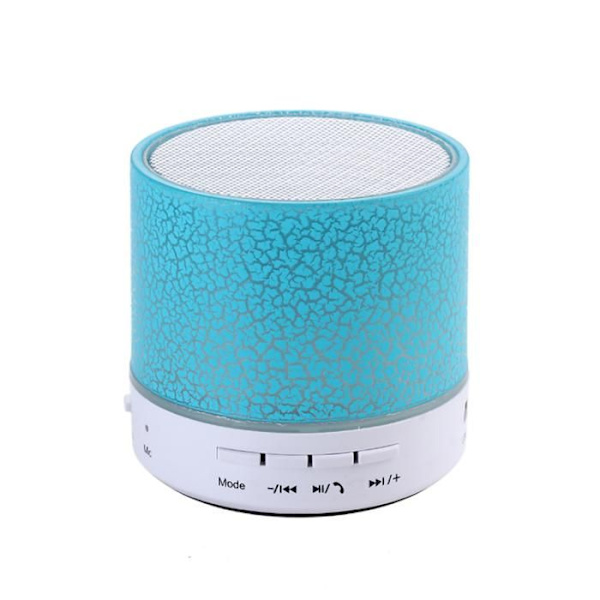 Trådløs Bluetooth-højttaler - TD® - Mini højttaler - Klar lyd - Moderne design - Bærbar Blå