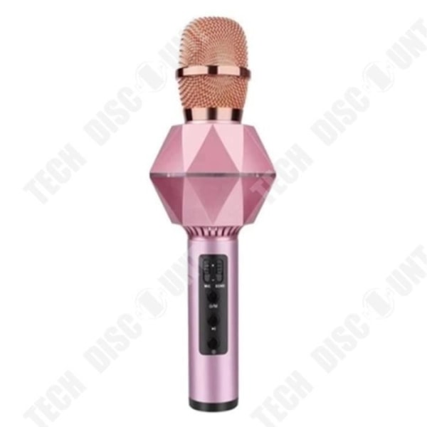 TD® Trådlös Bluetooth Karaoke Mikrofon Bärbar LED Inbyggd mikrofonhögtalare
