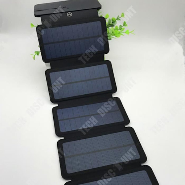 TD® Foldable solarpanel power bank charger for outdoor use