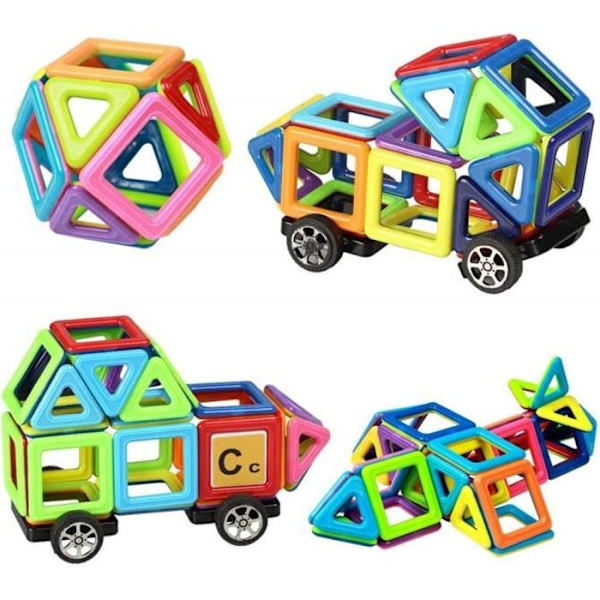 Byggekblocks - TD® - 76 stykker - Flerfarvet - Fra 3 år - Unisex Flerfärgad