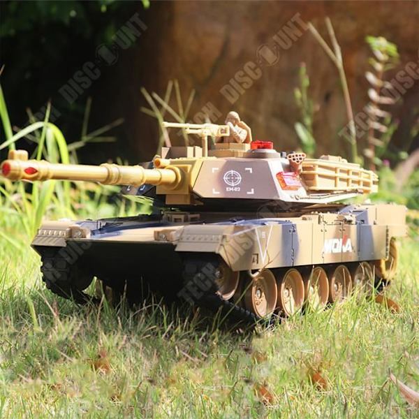 TD® överdimensionerad barnpojkeleksak Battle Fjärrkontroll Tankbilmodell terrängbandsfordon