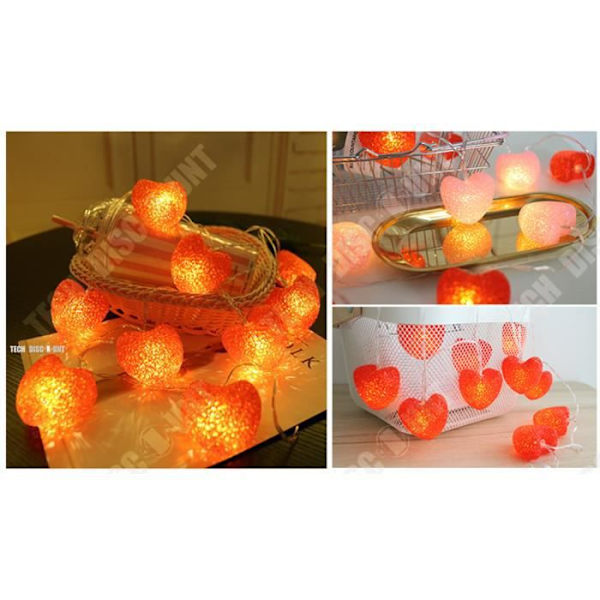 TD® Led String Lights Inomhus Utomhus Födelsedag Sovrum Sol Julgran Kärlek Alla hjärtans dag Trädgårdsdekoration