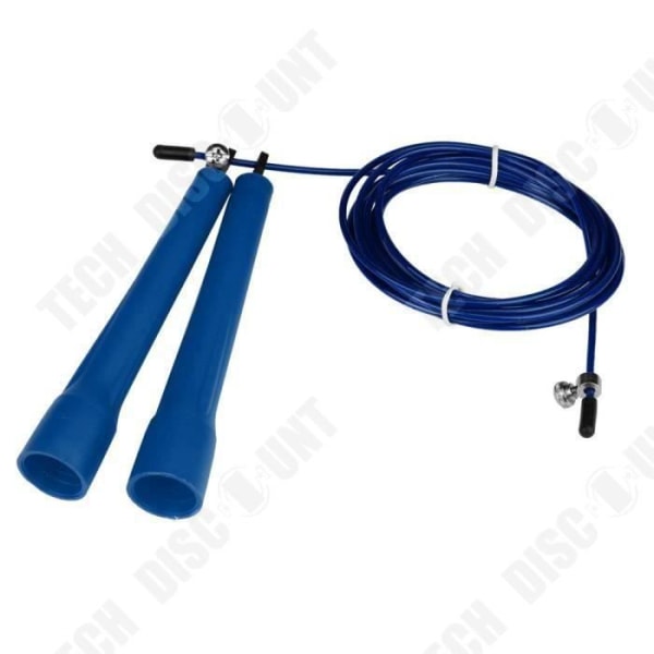 TD® Fine Jump Rope - Justerbar konditionsträning Crossfit Sport Fitnessutrustning - Sportrum Blå