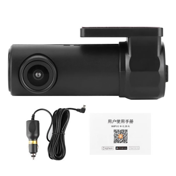 BEF 1080P Wifi Bil Dvr Videokamera 170° Fhd Lens Dash Cam Video Recorder App för körkamera