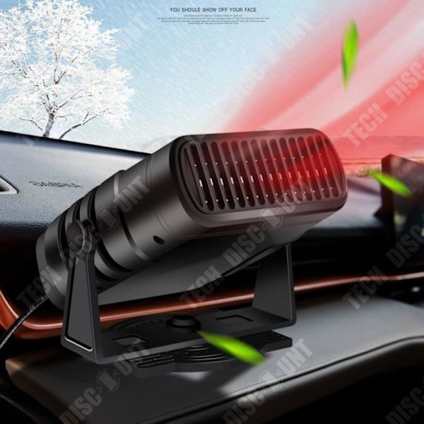 TD® Car Deimger 120W 12V Bil Deimger för bilavfrostning och avimning