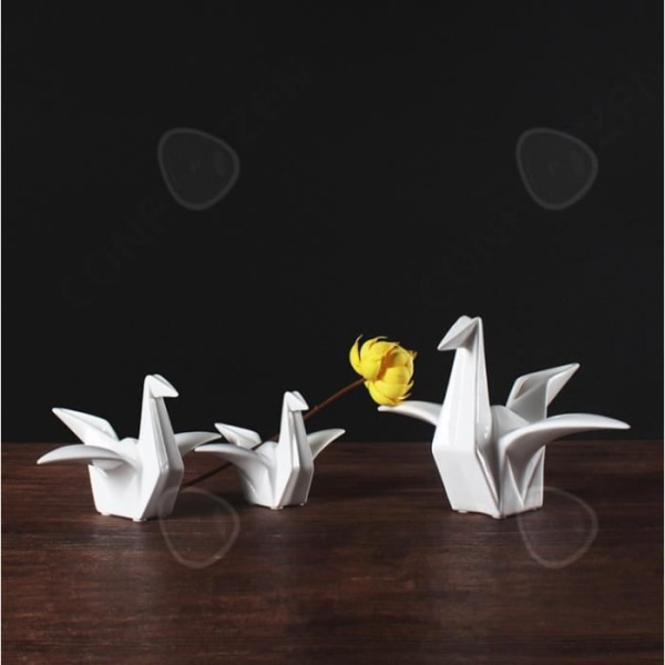 CONFO pienoisori origami lintu eläimet patsas veistos moderni sisustus koristeellinen muotoilu koti käsityö makuuhuone luova