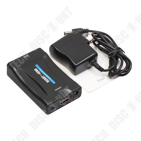 TD® Scart till HDMI-omvandlare utmärkt kvalitet 1080p multimediainnehåll delar stora skärmar foton videor datorer