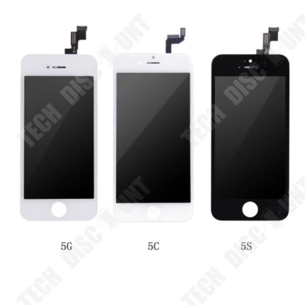 TD® LCD-skärm pekglas för iPhone 5c + verktyg
