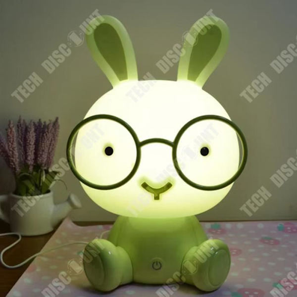 TD® Söt tecknad Kung Fu Panda Dekorativ bordslampa Barn Babyrum Sovrum Sänglampa Plug-in Nattljus