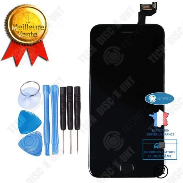TD® iphone 7 plus skärm svart med knapp Svart LCD-pekskärm för iPhone 7plus 7plus LCD-skärmmontering