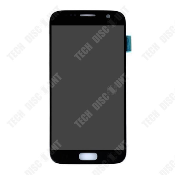 TD® Komplet Touchscreen LCD - Sort til Samsung Galaxy S7 G930 SM-G930F + Værktøjskit