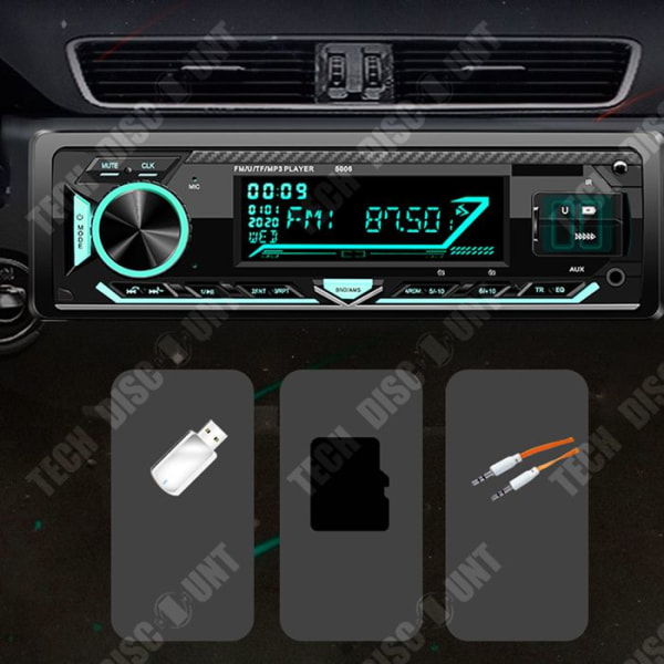TD® Bluetooth-auto radio MP3-soitin bluetooth-radio, kaksois-USB-lataus autoon, taksiin, kuorma-autoon.