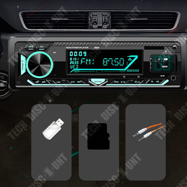 TD® Bluetooth bilradio bil mp3 afspiller bluetooth radio kortlæser dobbelte USB hurtigopladning til bil taxa lastbil
