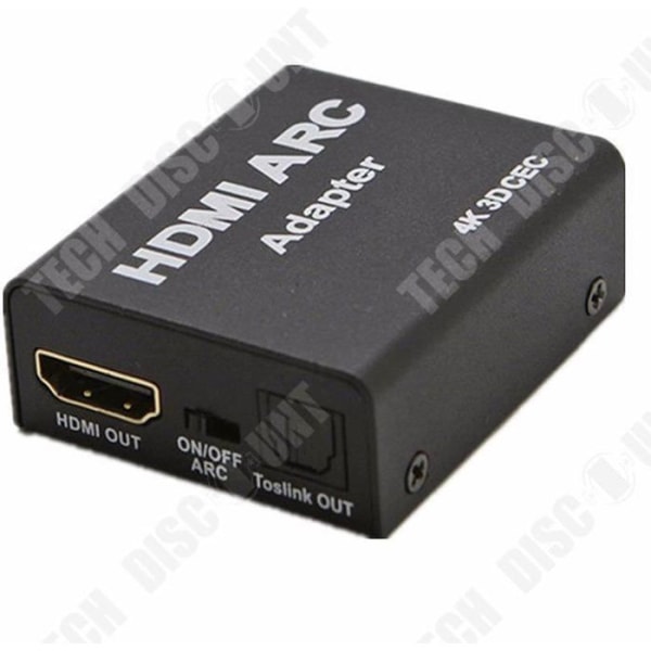 TD® HDMI ARC till HDMI Adapter Optisk Toslink Audio Converter 4K 1080P CE- HDMI Converter - Videokontakt