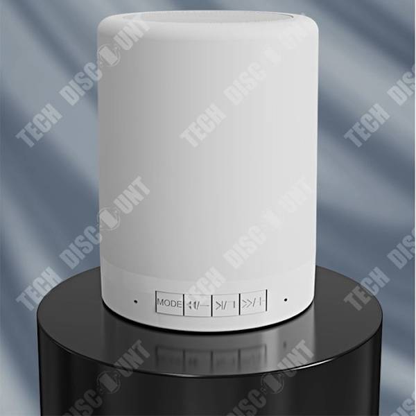 TD® Audio Bluetooth LED-näyttö yövalo 7 väriä Yövalo yöpöydälle Ulkokäyttöön suunniteltu telttakaiutin Bluetooth-kaiutin