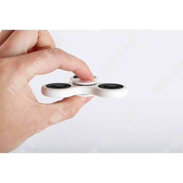TD® Set 3 Fidget Spinner-Triangelleksak För vuxna Barn- Fingerleksak- Dekompression- Anti Stress VIT - GRÖN - RÖD